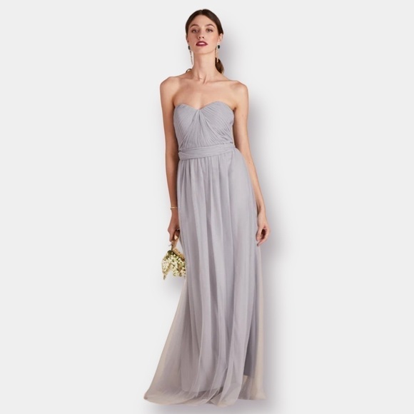 NWT Birdy Grey Bridesmaid Formal Dress Silver Christina BG1001SL02B3 Size Small - Picture 3 of 11